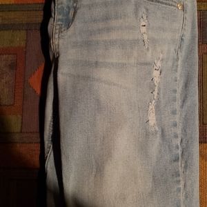 Justice jean capris size 14